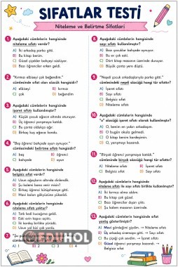 TÜRKÇE,Varlığı Niteleyen Sözcükler
