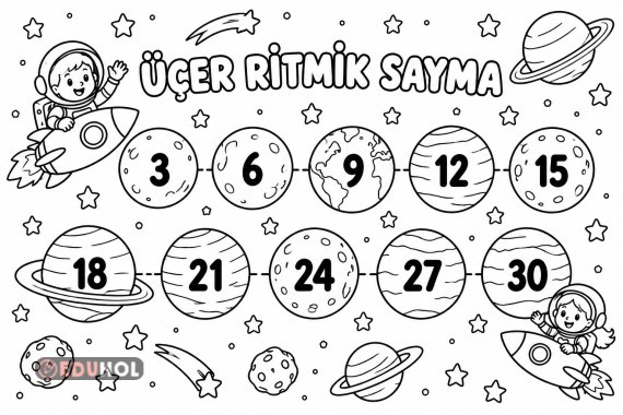 ÜÇER RİTMİK SAYMA