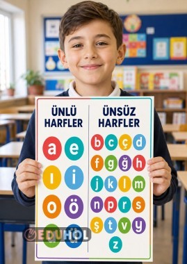 ÜNLÜ VE ÜNSÜZ HARFLER POSTERİ