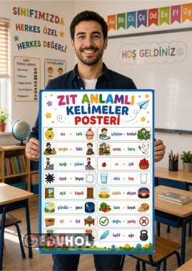 ZIT ANLAMLI KELİMELER POSTERİ