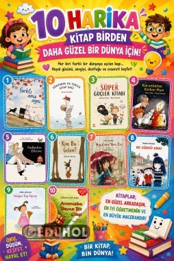 1.SINIF ÖĞRENCİLERİ İÇİN 10 KİTAP ÖNERİSİ