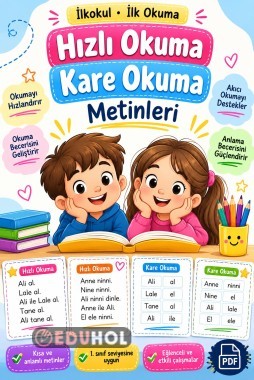 4.Grup Hızlı-Kare Okuma Metinleri