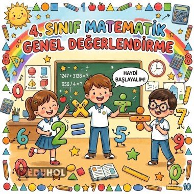 4.SINIF MATEMATİK SENE SONU DEĞERLENDİRME (20 SORULUK)