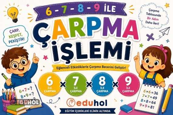 6-7-8-9-10 İLE ÇEMBER ÇARPMA ETKİNLİĞİ (5 SAYFA PDF)