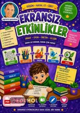 EKRANSIZ ETKİNLİKLER ( 3 SAYFA PDF)