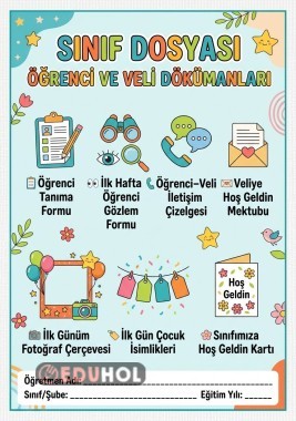 İLK VELİ GÖRÜŞMESİ VE İLK GÜNÜM (8 SAYFA PDF)