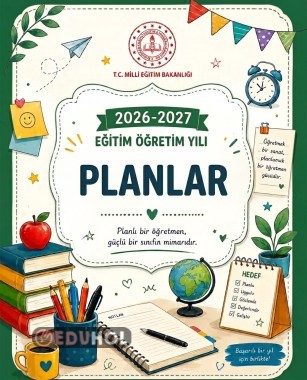 PLANLAR KAPAKLARI (4 SAYFA KAPAK)