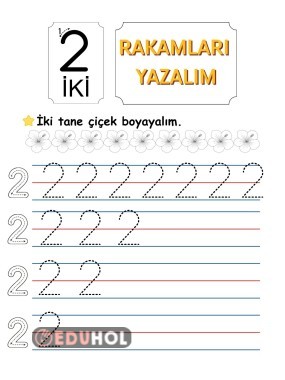 RAKAMLARI YAZALIM-İKİ