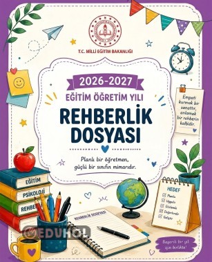 REHBERLİK DOSYASI KAPAKLARI (12 SAYFA KAPAK)