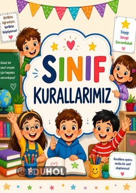 SINIF KURALLARI PANO (15 SAYFA )