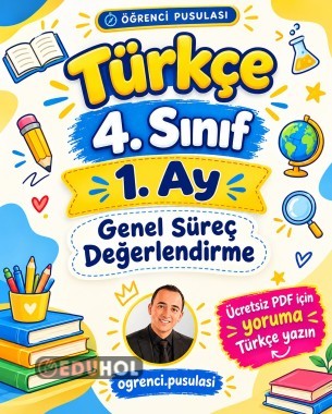 TÜRKÇE 4.SINIF EYLÜL AYI SÜREÇ DEĞERLENDİRME
