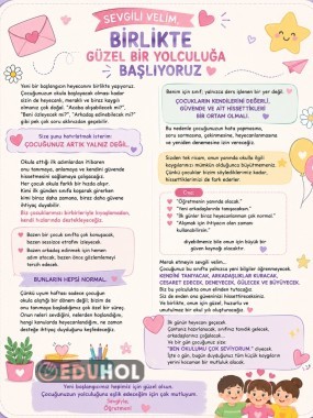 VELİYE MEKTUP UYUM HAFTASI
