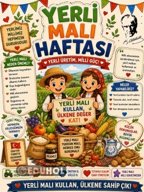 YERLİ MALI HAFTASI PANO