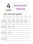 RAKAMLARI YAZALIM-DÖRT
