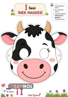 İ Sesi İnek Maskesi