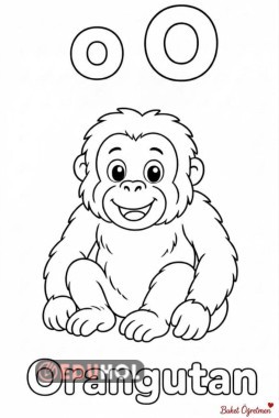 O Sesi Orangutan Boyama Etkinliği