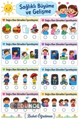 Hayat Bilgisi - Sağlıklı Büyüme ve Gelişme