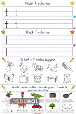 T Sesi Çalışma Kağıdı