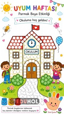 Uyum Haftası Parmak Boya Etkinliği