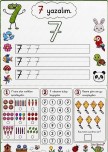 7 Rakamı Çalışma Kağıdı