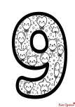 9 Rakamı Boyama Etkinliği