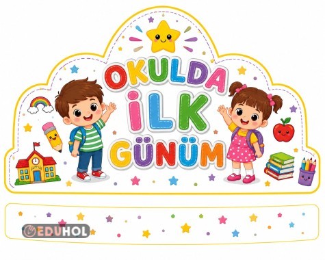 🌈✨ “Minik kalbimle kocaman bir heyecana… Bugün okulda ilk günüm! 🎒💖