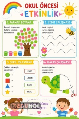 Psikomotor destekli etkinlik.🖌️