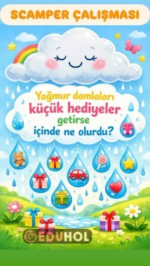 Scamper çalışması ile düşüncemizi geliştirelim.🥰