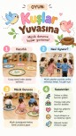 Kuşlar yuvasına.(Salon-sınıf oyunu)🕊️🦜🦅