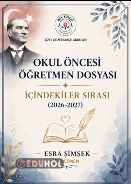 Öğretmen dosyası ve içeriği