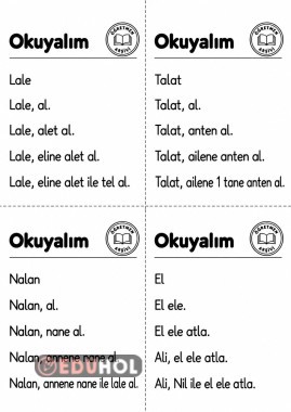 Anetil okuma sayfası