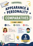7. Sınıf İngilizce 1. Ünite – Comparatives, Worksheet ve Cevap Anahtarı