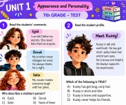 7.Sınıf 1. Ünite Deneme (15 Soru)