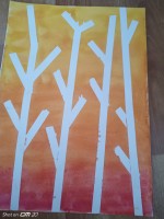 Kağıt bant ile sanat etkinliği