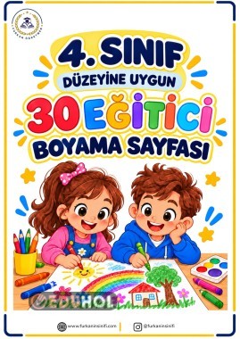 4. SINIF SOSYAL BİLGİLER BOYAMA ÇALIŞMALARI
