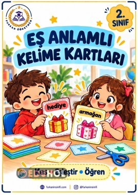 EŞ ANLAMLI KELİME KARTLARI