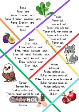 R SESİ KARESEL HIZLI OKUMA METNİ RESİMLİ