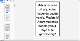 haftalık tekerlemeler