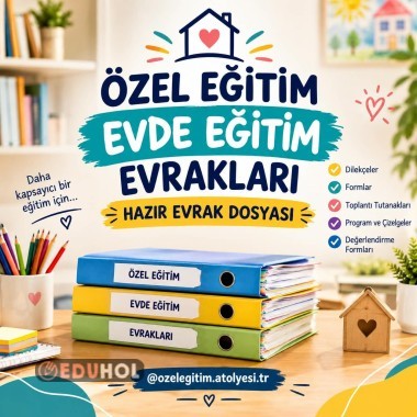 EVDE EĞİTİM TÜM EVRAKLAR 16 SAYFA