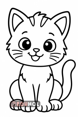 KEDİ BOYAMA SAYFASI