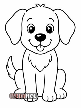KÖPEK BOYAMA SAYFASI