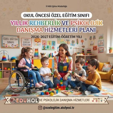 OKUL ÖNCESİ YILLIK REHBERLİK PLANI