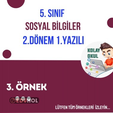 5.Sınıf Sosyal Bilgiler 2.Döne... · Eduhol - Etkinlik İndir Oyun Oyna ...