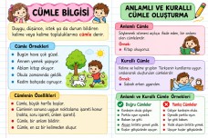 cümle bilgisi defter notları