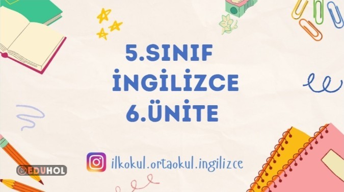 5.SINIF 6.ÜNİTE KONU ÖZETİ PDF OLARAK ETKİNLİKLERİMDEN İNDİREBİLİRSİNİZ 💐