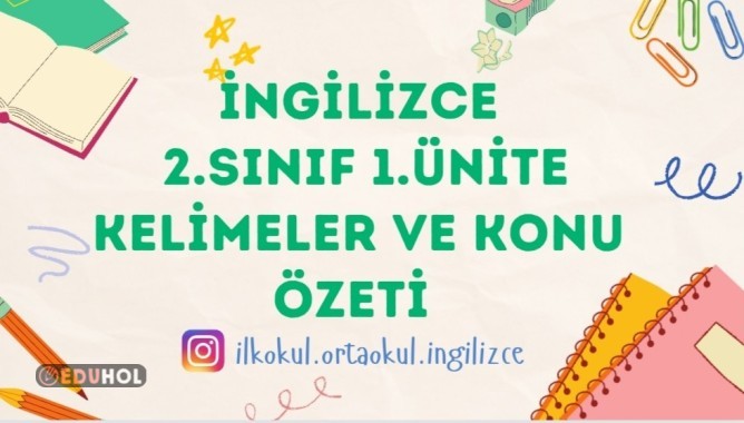 2.sınıflar 1.ünite konu özetiniz hazır.Beni takip etmeyi ve gönderiyi indirmeyi unutmayın.Bilgi paylaştıkça çoğalır, yakınlarınızla da paylaşın lütfen 😊🥰