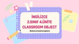 2.SINIF CLASSROOM OBJECTS
