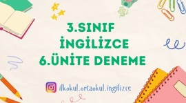3.SINIF MİNİ DENEME