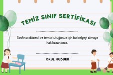 TEMİZ SINIF SERTİFAKASI