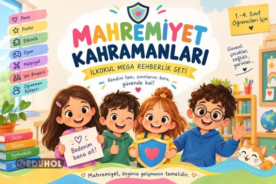 Mahremiyet Etkinlik Seti. Her Şey Tek Sette Rehberlik Servisi İlkokul